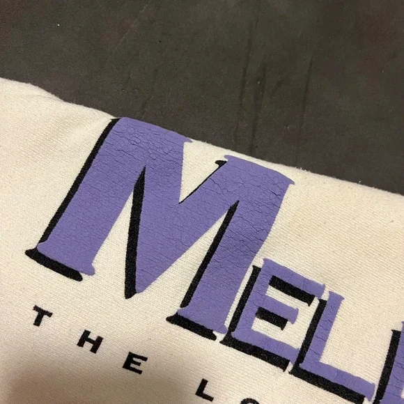 Vintage 1987 JOHN‎ MELLENCAMP The Lonesome Jubilee Size Large White Sweatshirt - Picture 14 of 16